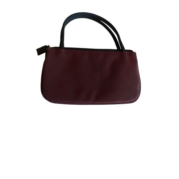 ESPRIT Small Burgundy Handbag Purse  Double Handles & Zip Closure - Picture 1 of 7